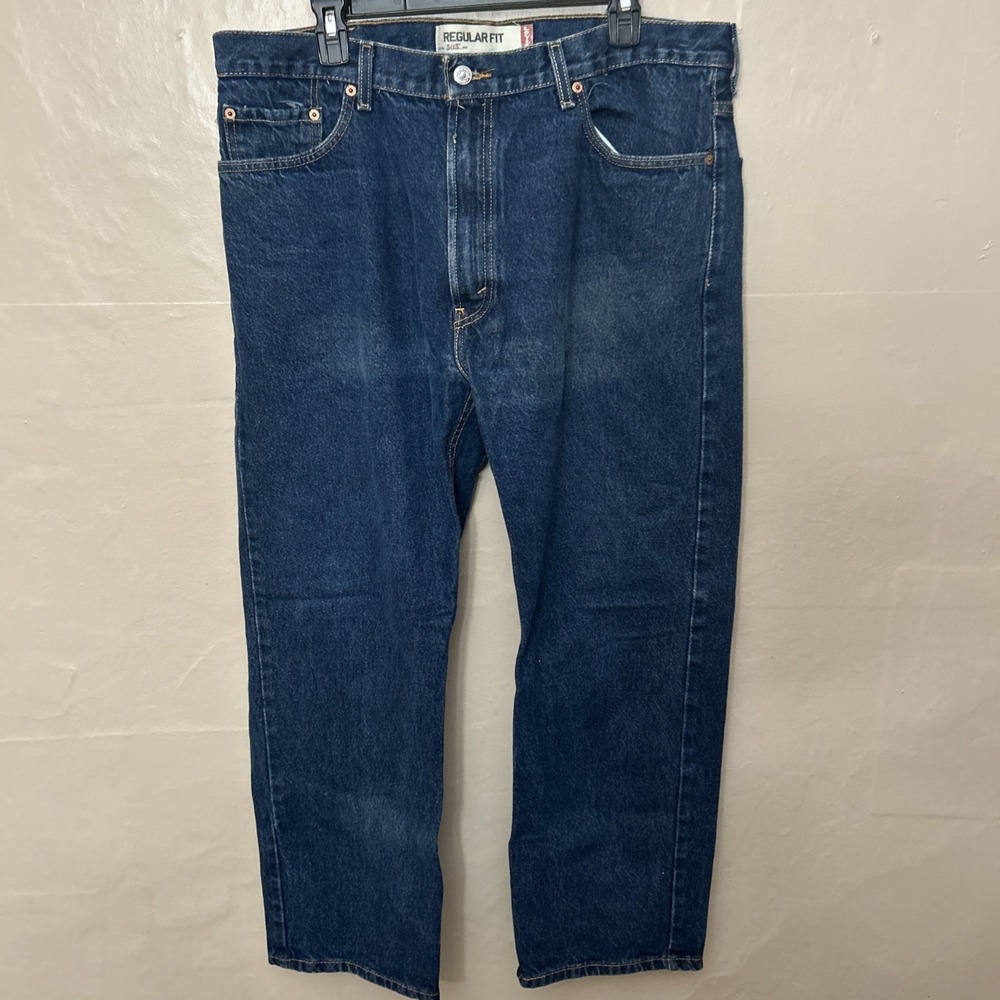 mens levis strauss 505 Medium Denim Jeans 40 X 29 Straight Leg